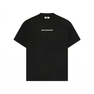 Camiseta Orquidea Negro