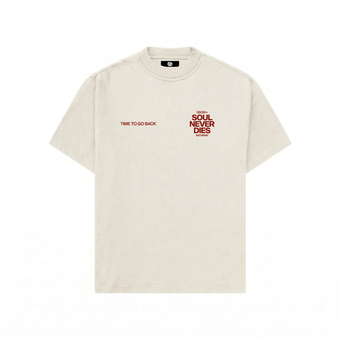 Camiseta Bucket - Blanco Crema