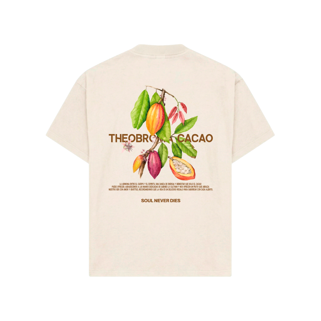 Camiseta CACAO - OPEN VAULT - BLANCO CREMA