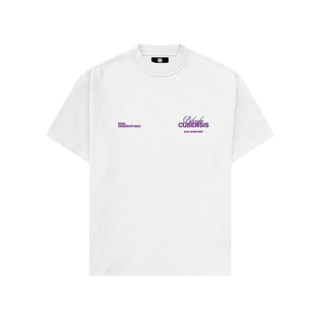 Camiseta Cubensis - OPEN VAULT - Blanco