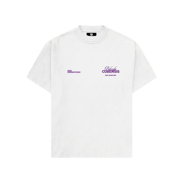 Camiseta Cubensis - OPEN VAULT - Blanco