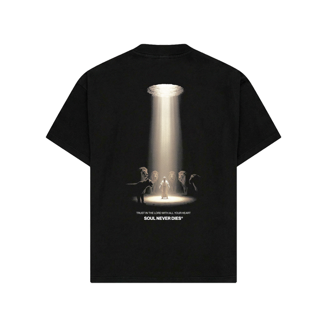 Camiseta PROV 3:5-6 - OPEN VAULT - Negro