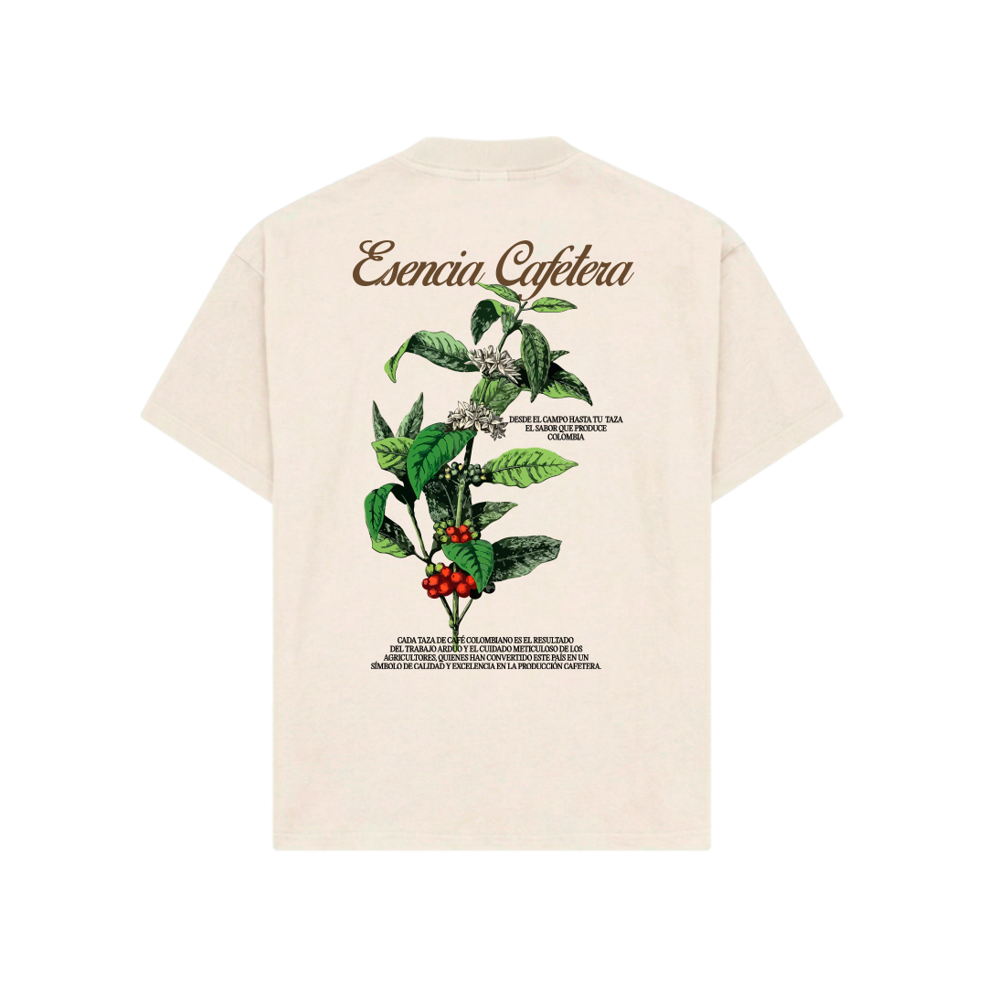 Camiseta CAFETERA - OPEN VAULT - Blanco crema