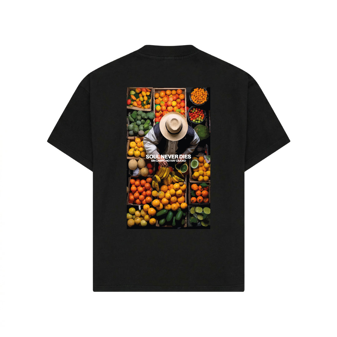 Camiseta Canasto - OPEN VAULT - NEGRO