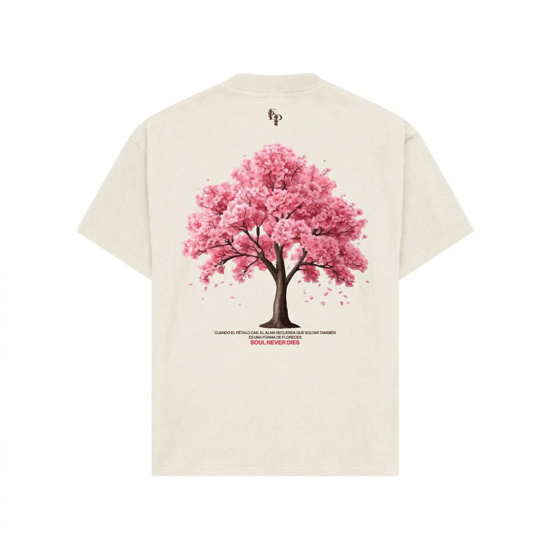 Camiseta Guayacán Blanco Crema