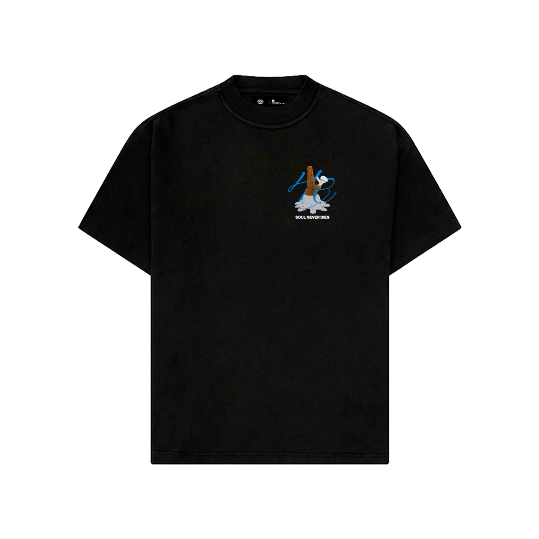 Camiseta BONG - OPEN VAULT - NEGRO