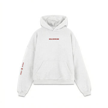 Hoodie Basic Last Drink - Blanco