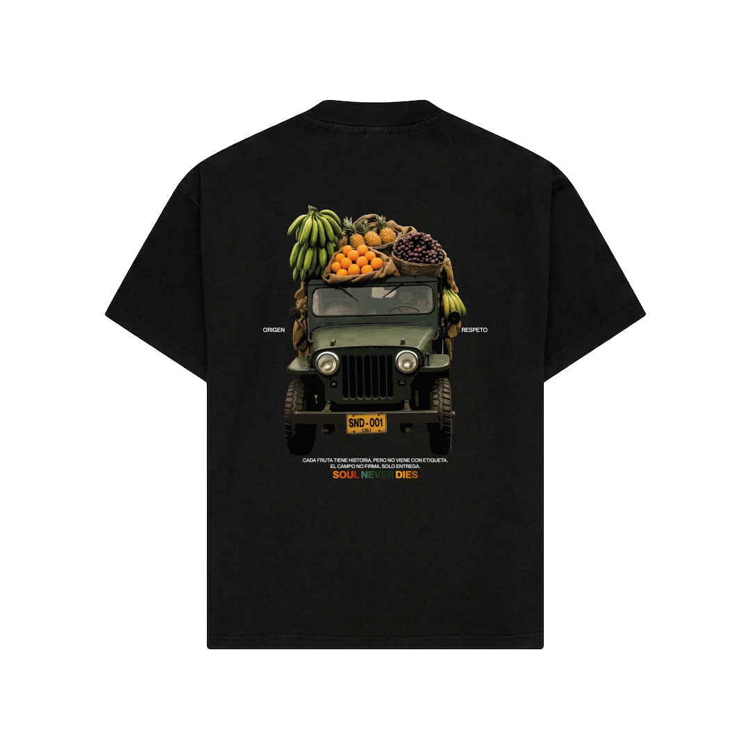 Camiseta SND-001 - OPEN VAULT - NEGRO