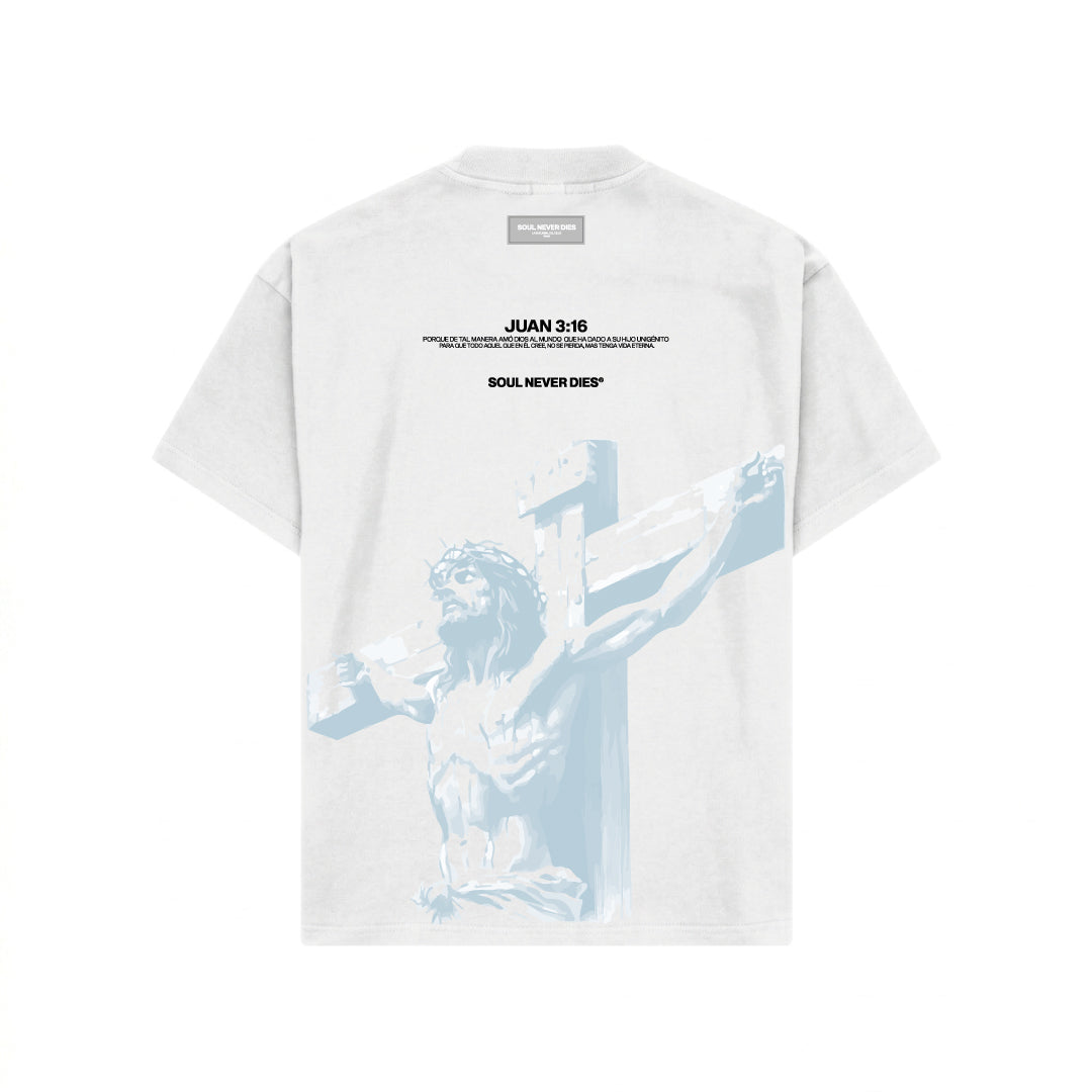 Camiseta J 3-16 - OPEN VAULT - Blanco