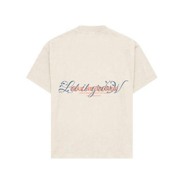 Camiseta LET IT GROW - OPEN VAULT - BLANCO CREMA