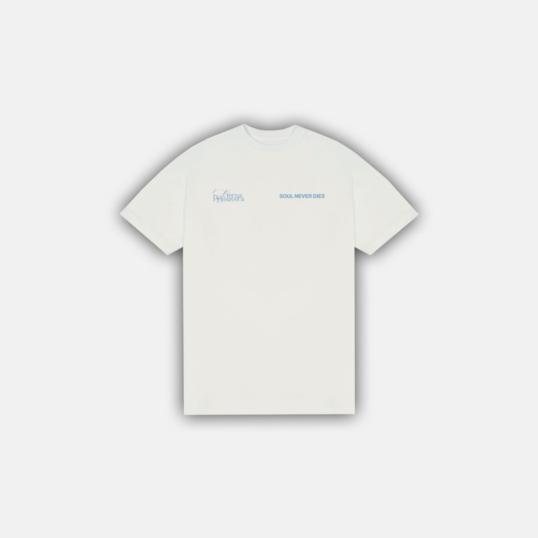 Camiseta Loro Flor Blanco Crema