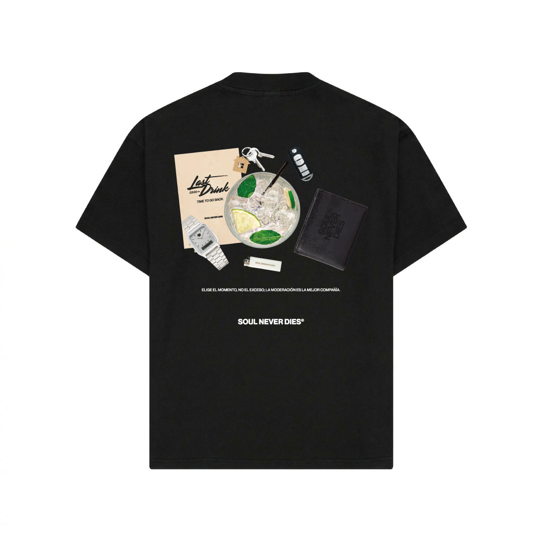 Camiseta Mojito - Negro