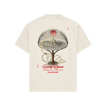 Camiseta Connected - OPEN VAULT - BLANCO CREMA