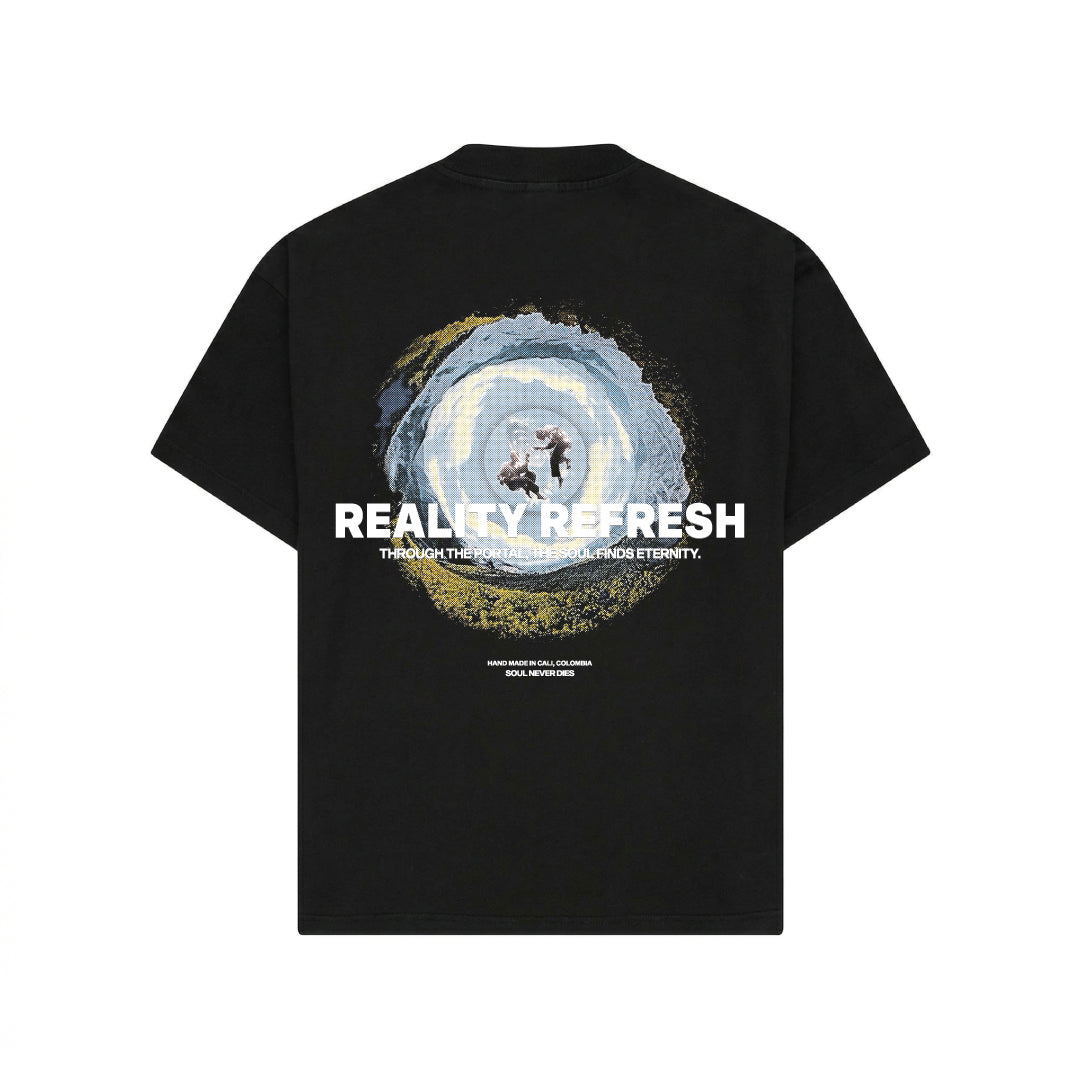 Camiseta Portal - OPEN VAULT - NEGRO