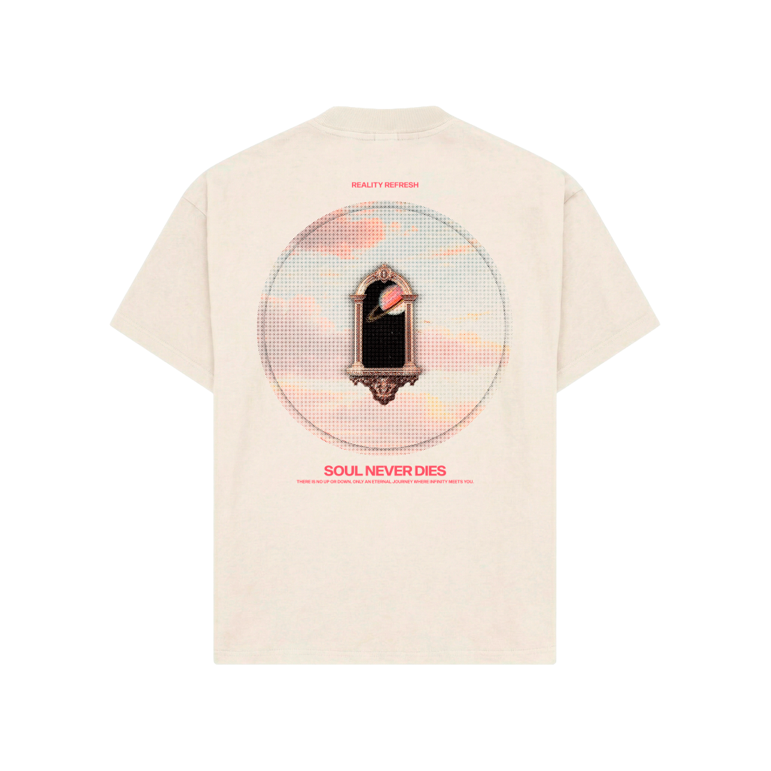 Camiseta DOOR - OPEN VAULT - BLANCO CREMA