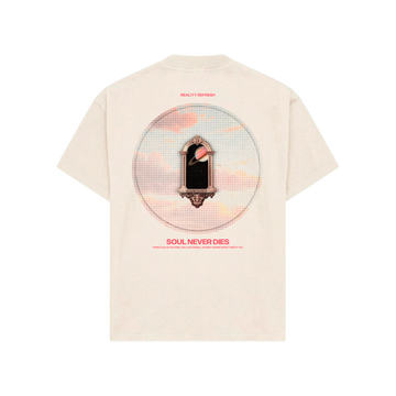 Camiseta DOOR - OPEN VAULT - BLANCO CREMA