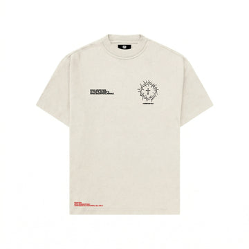 Camiseta Espinas - OPEN VAULT - Blanco crema