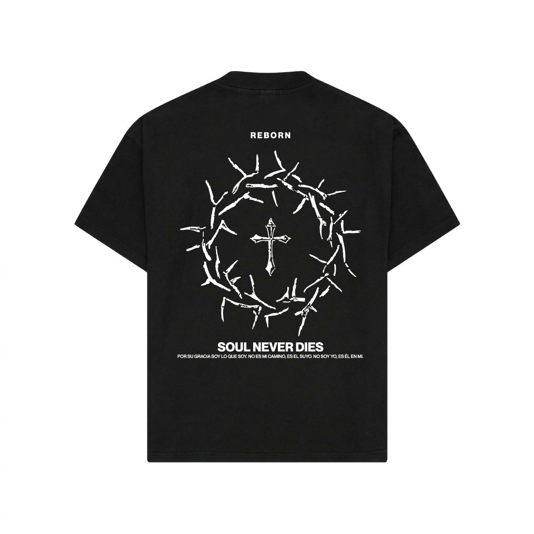 Camiseta Espinas - OPEN VAULT - Negro