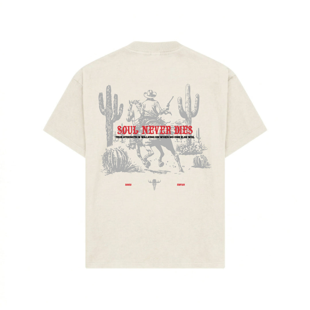 Camiseta SHERIFF- OPEN VAULT - BLANCO CREMA