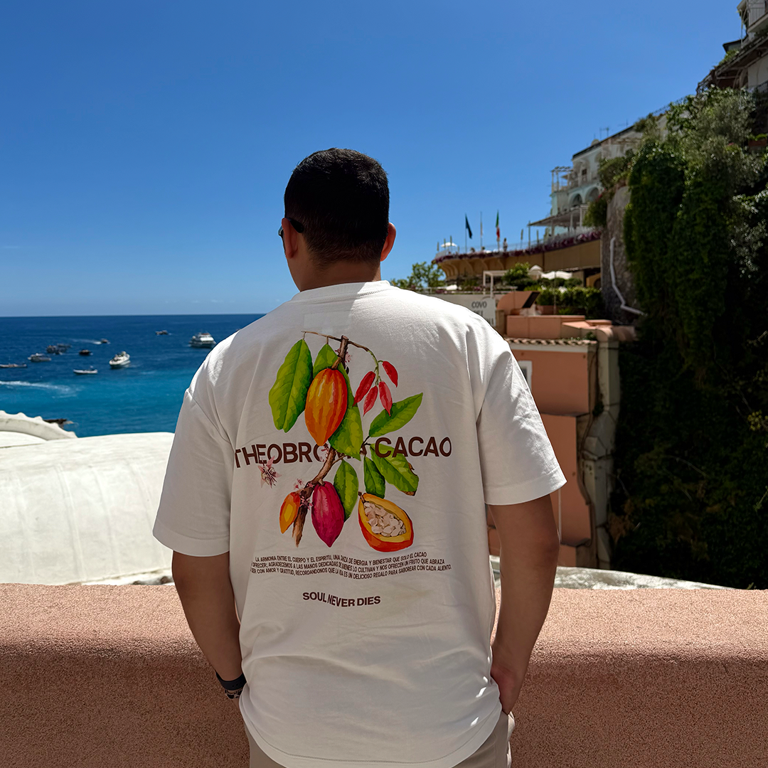 Camiseta CACAO - OPEN VAULT - BLANCO CREMA