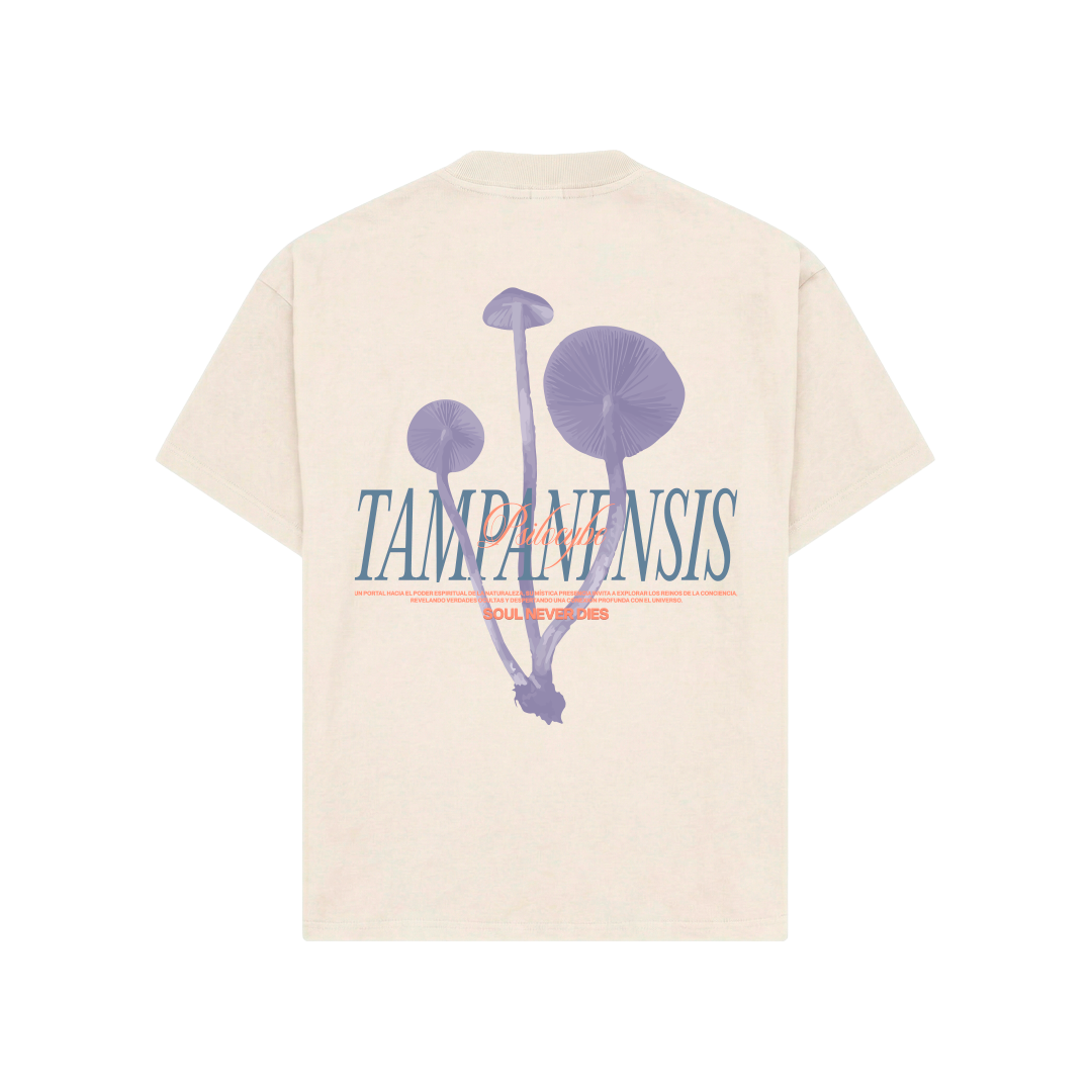 Camiseta TAMPANENSIS - OPEN VAULT - BLANCO CREMA