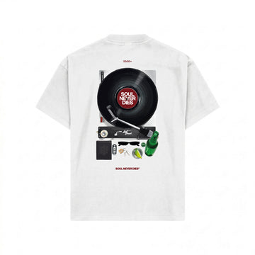 Camiseta Vinilo - Blanco